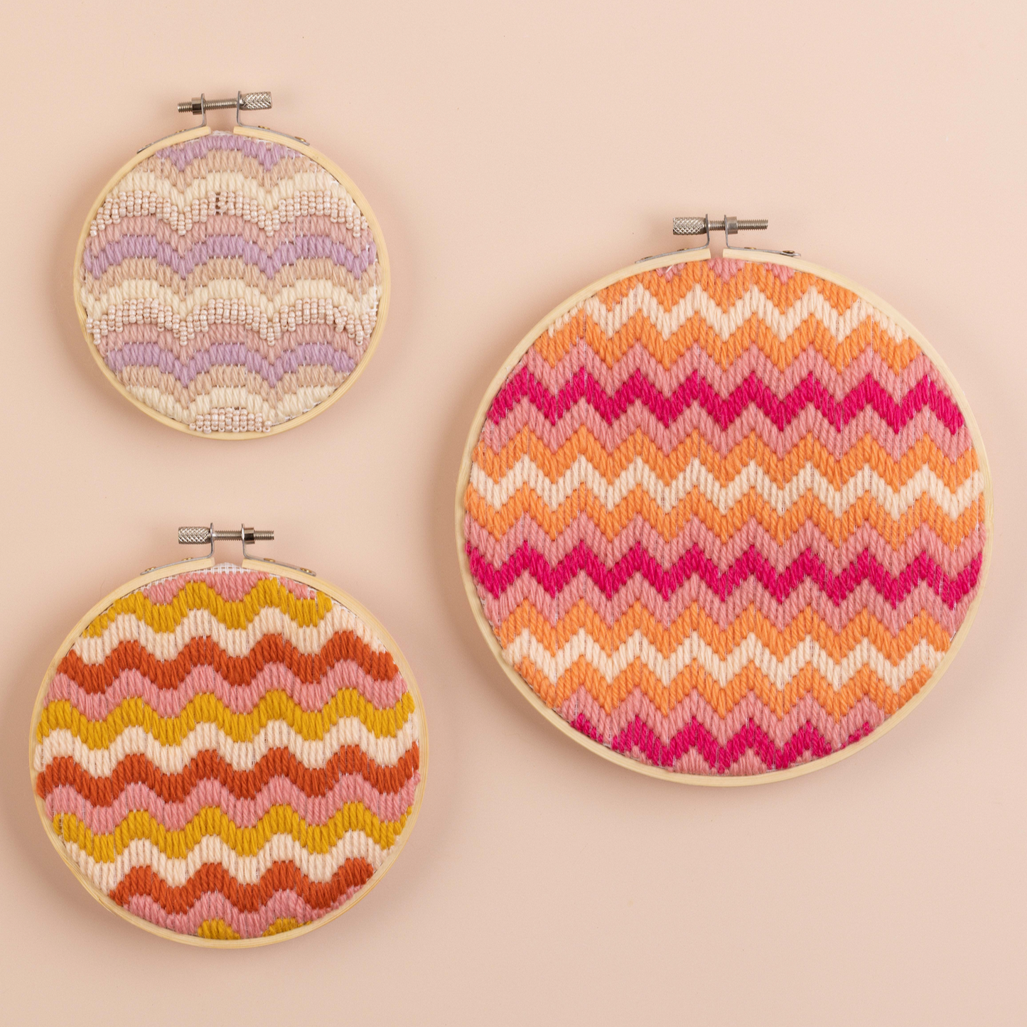 PDF Bargello hoop instructions