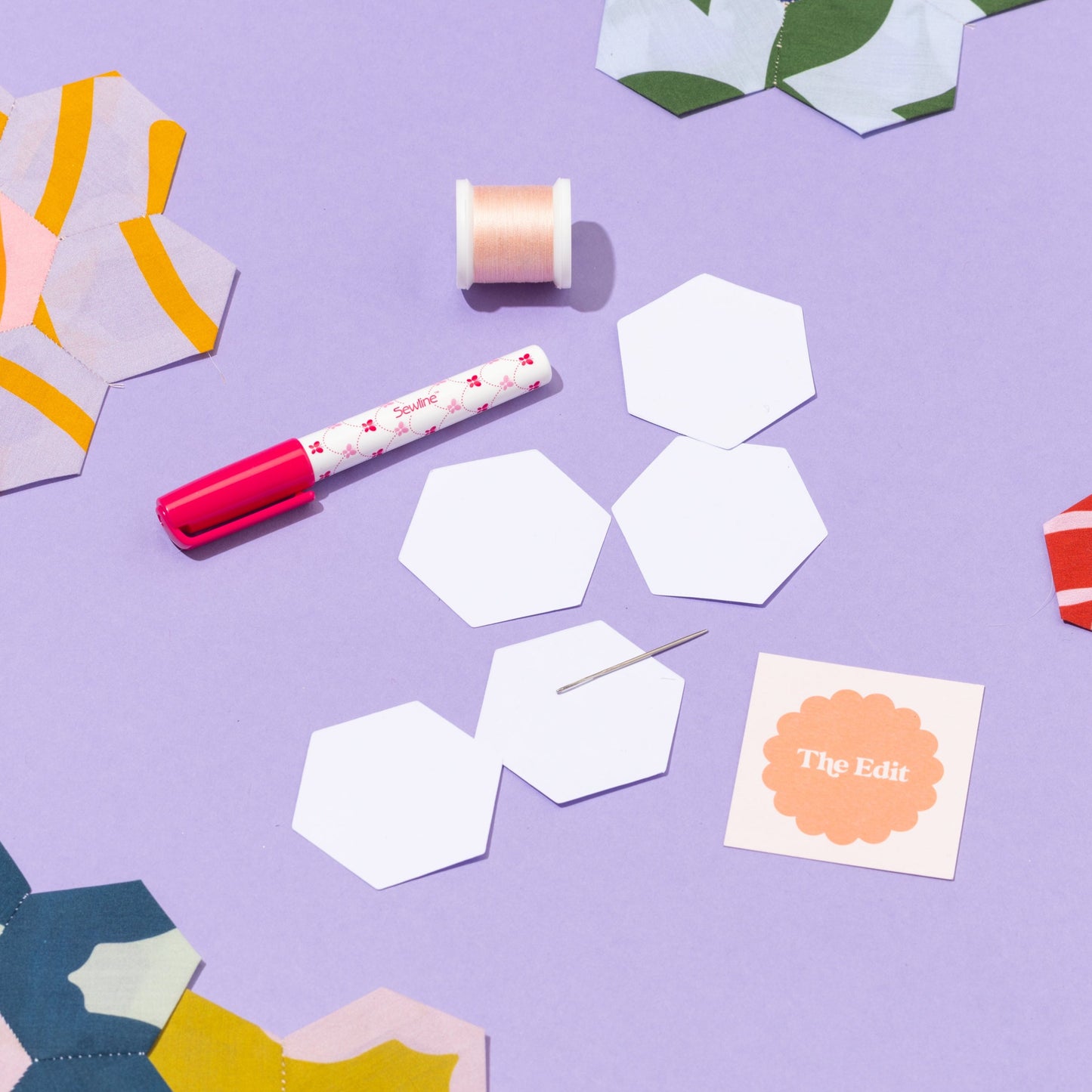 English Paper Piecing Hexies