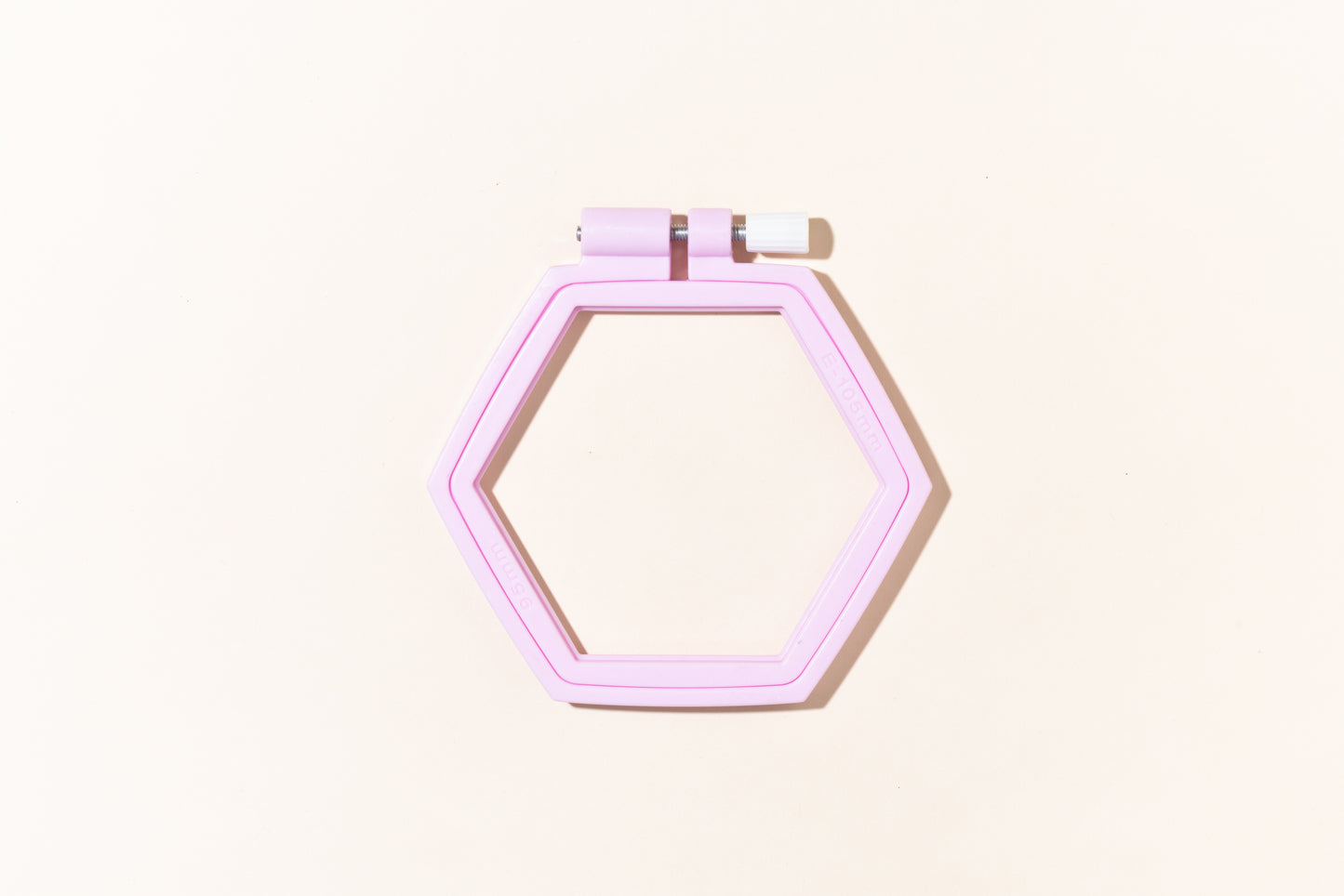 Hexagon embroidery hoops