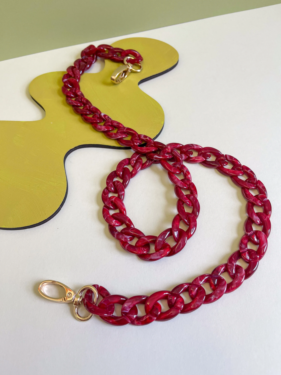 Acrylic bag chains (various)