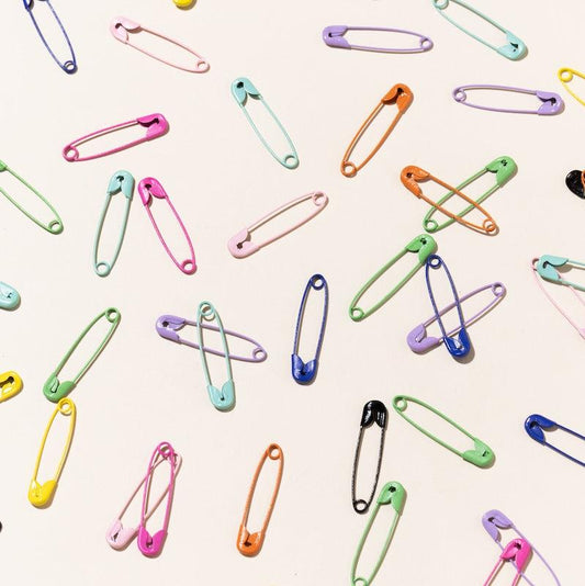 Rainbow safety pins